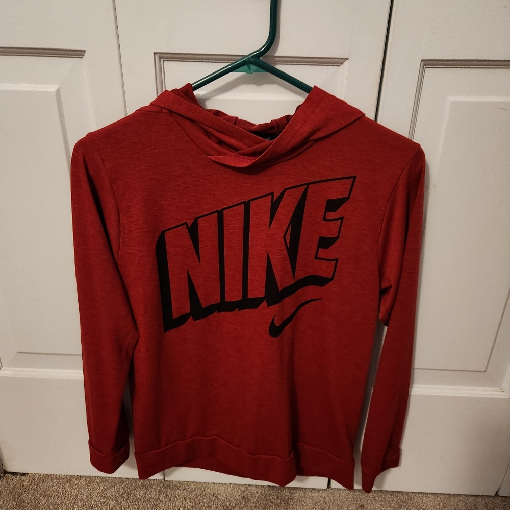 Nike red hoodie